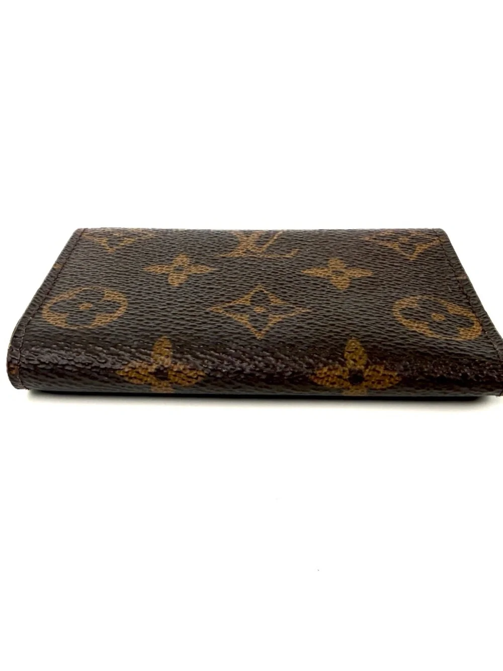 LOUIS VUITTON Monogram 6 Key Holder Case Brown Pink